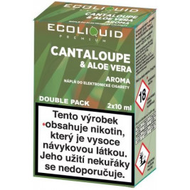 Liquid Ecoliquid Premium 2Pack Cantaloupe & Aloe Vera 2x10ml - 12mg