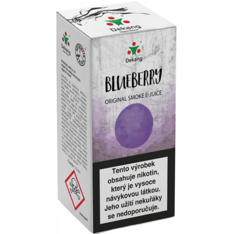 Liquid Dekang Blueberry 10ml-3mg (Borůvka)