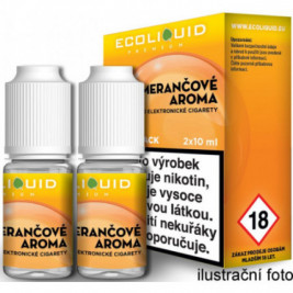 Liquid Ecoliquid Premium 2Pack Orange 2x10ml - 12mg (Pomeranč)