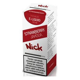 Liquid Nick Strawberry Low 10ml-6mg (Jahoda)
