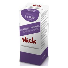 Liquid Nick Blueberry Menthol Zero 10ml-0mg (Menthol)