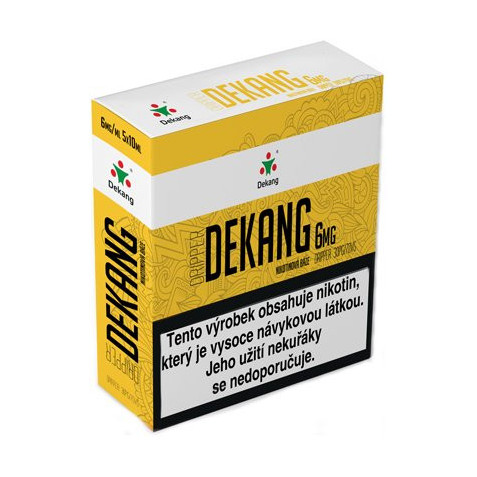Nikotinová báze Dekang Dripper 5x10ml PG30-VG70 6mg